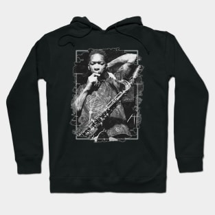 John Coltrane \\ Brush Art Hoodie